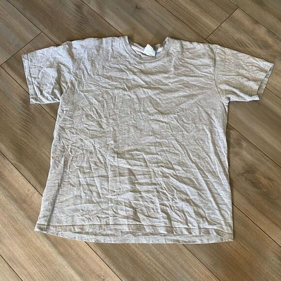 Nike 2000s Grey Athletic Workout Casual TShirt Men XL Bin M-47 - Picture 1 of 4